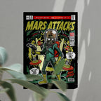 Mars Attacks Art Wall Decor – Retro Cartoon Comic Poster