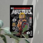 Heman Art Wall Decor – Retro Cartoon Comic Poster