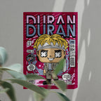 Simon Le Bon Duran Duran Art Wall Decor – Retro Cartoon Comic Poster