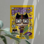 Bombshells Batgirl Pop Art Wall Decor – Retro Cartoon Comic Poster