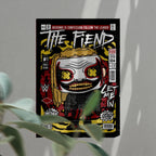 The Fiend WWE Art Wall Decor – Retro Cartoon Comic Poster