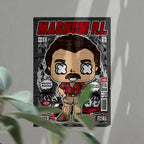 Magnum PI Art Wall Decor – Retro Cartoon Comic Poster