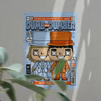 Dumb and Dumber Art Wall Decor – Retro Cartoon Comic Poster