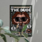 The Dude Art Wall Decor – Retro Cartoon Comic Poster