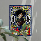 Robert Smith The Cure Art Wall Decor – Retro Cartoon Comic Poster