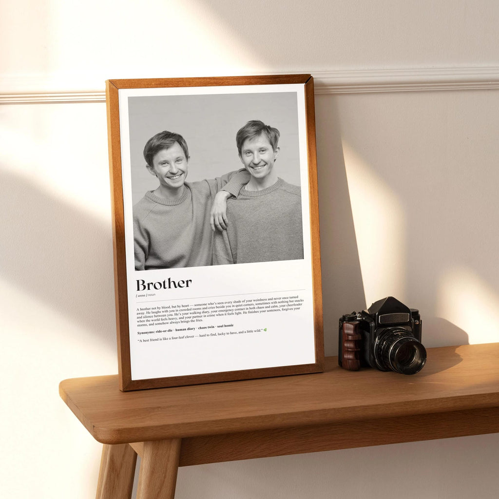 The Best Brother Gift – Heartfelt Frame for Siblings
