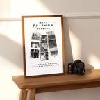 Personalized Friends TV Show-Inspired Best Friends Collage