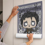 Edward Scrissorhands Art Wall Decor – Retro Cartoon Comic Poster