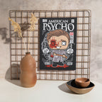 American Psycho Pop Art Wall Decor – Retro Cartoon Comic Poster