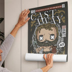 Cast Away Art Wall Decor – Retro Cartoon Comic Poster