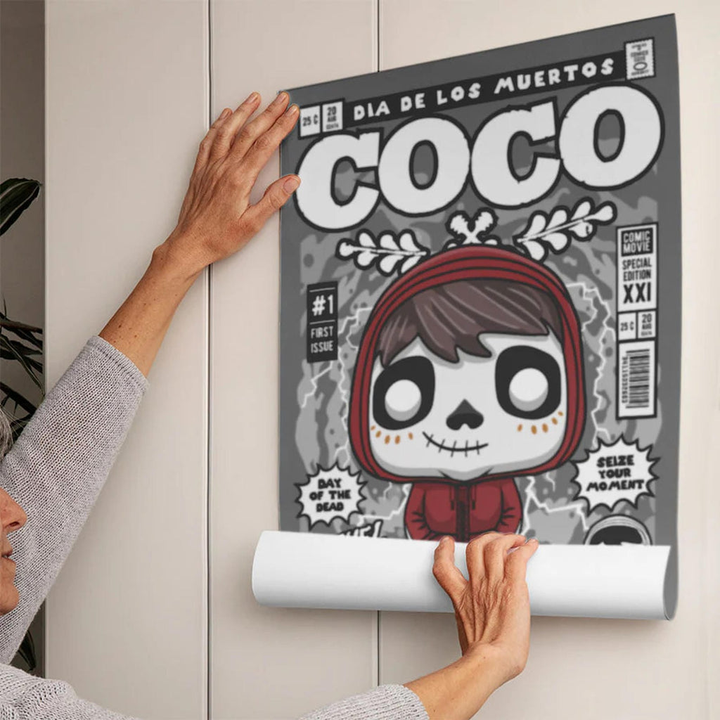 Coco Art Wall Decor – Retro Cartoon Comic Poster