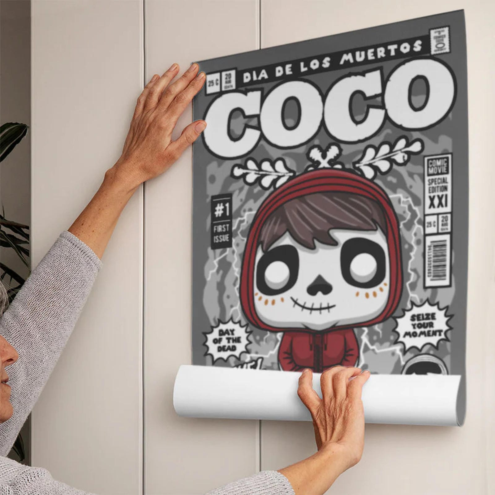 Coco Art Wall Decor – Retro Cartoon Comic Poster