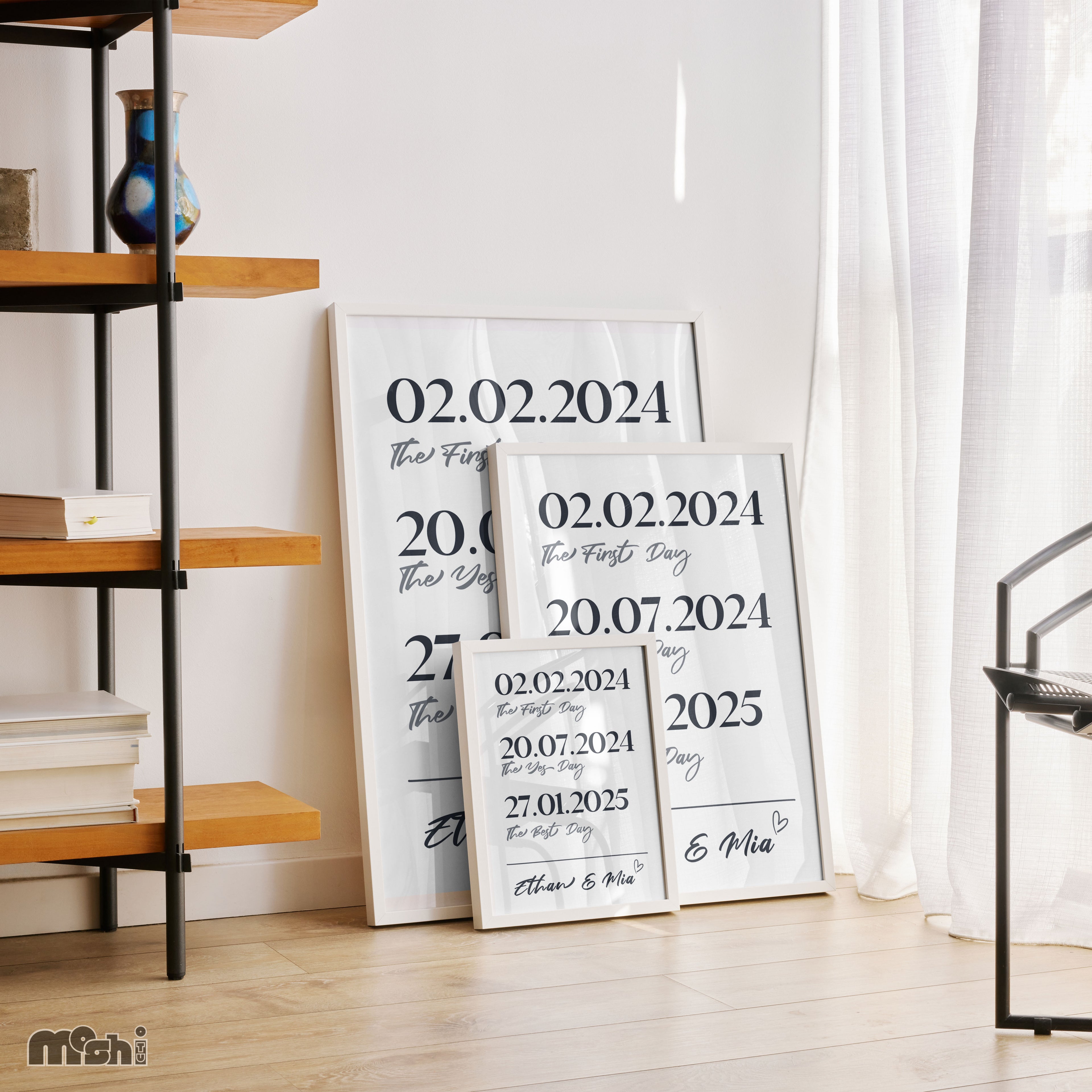 Our First Dates Wall Art