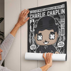 Charlie Chaplin Art Wall Decor – Retro Cartoon Comic Poster