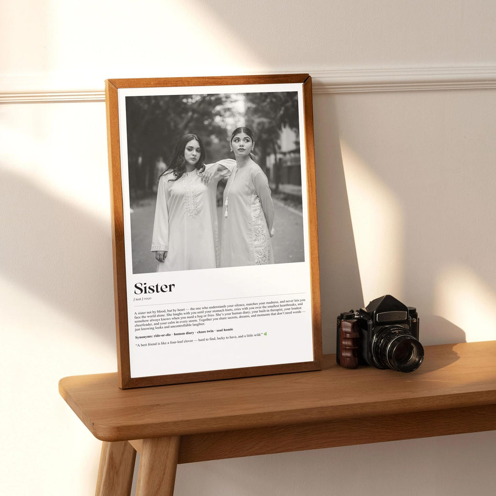 The Best Sister Gift – Heartfelt Frame for Siblings