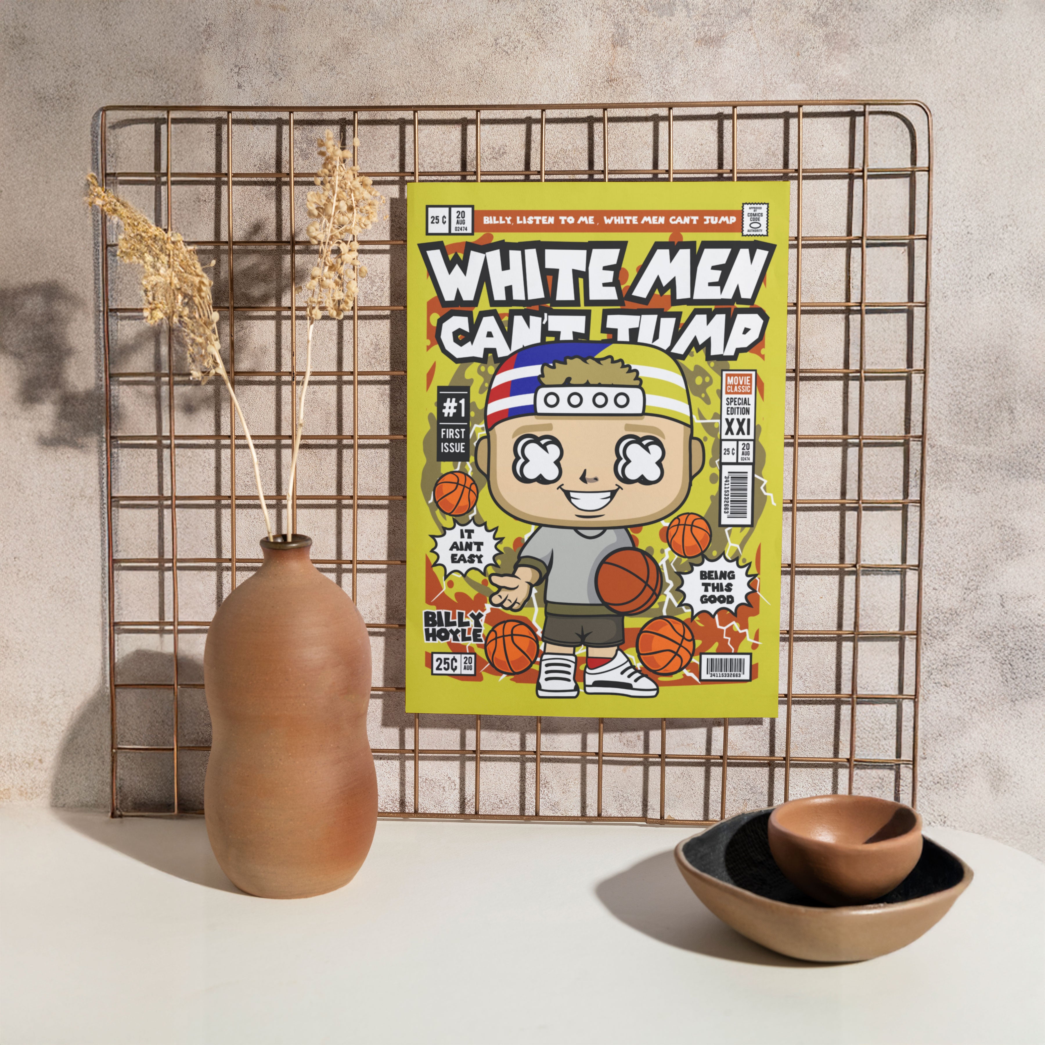 Billy Hoyle Pop Art Wall Decor – Retro Cartoon Comic Poster