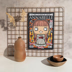 Annabelle Pop Art Wall Decor – Retro Cartoon Comic Poster