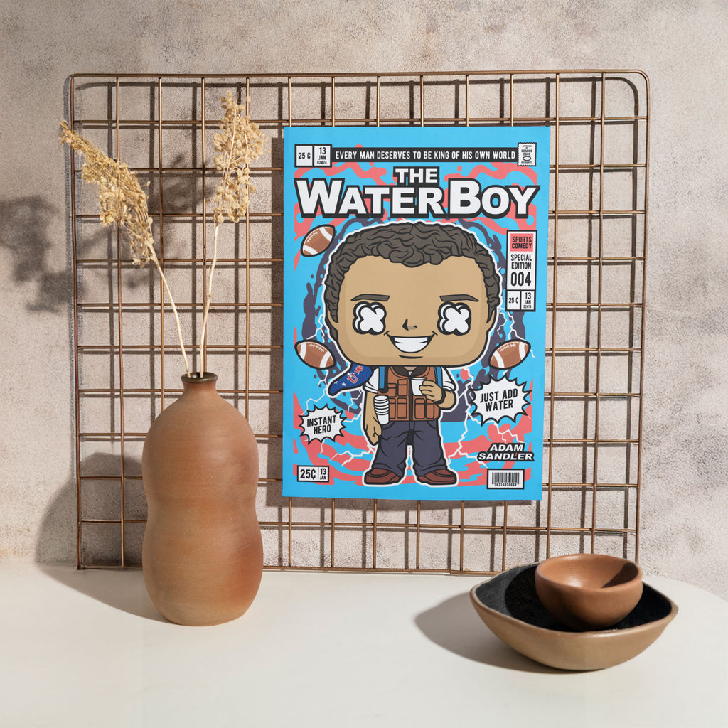 The Waterboy Pop Art Wall Decor – Retro Cartoon Comic Poster