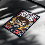 Austin Powers Pop Art Wall Decor – Retro Cartoon Comic Poster