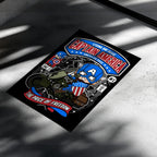 Captain America Art Wall Decor – Retro Cartoon Comic Poster