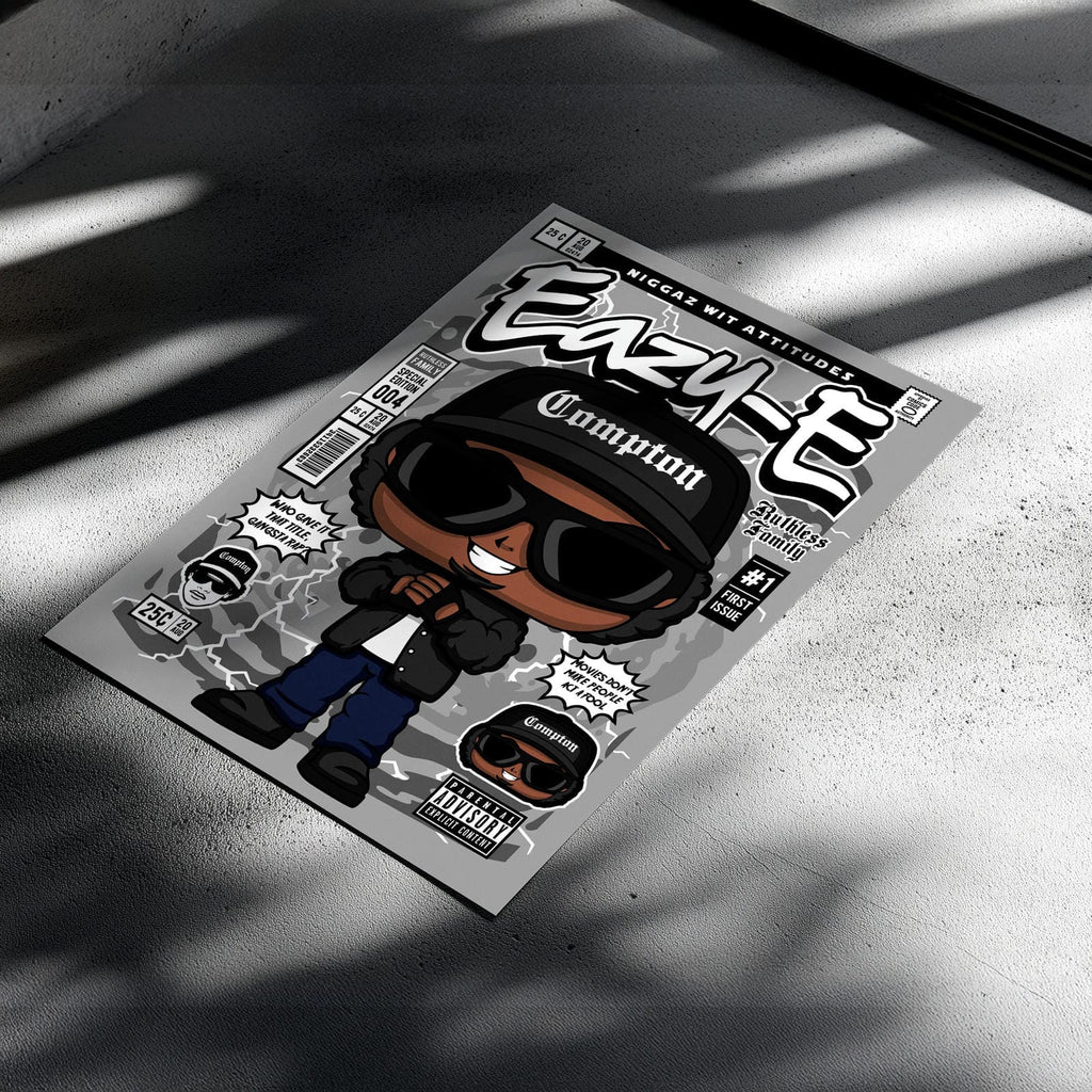 Easy E Art Wall Decor – Retro Cartoon Comic Poster