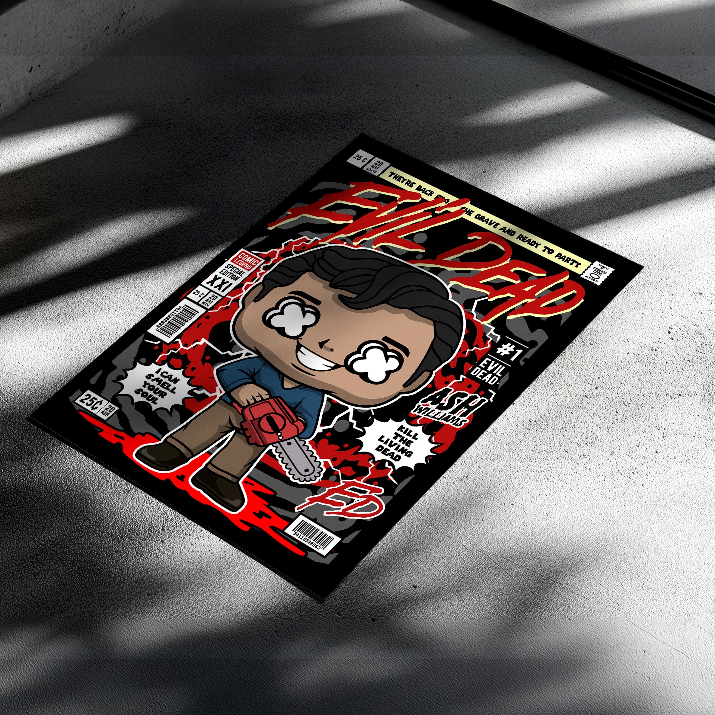 Evil Dead Pop Art Wall Decor – Retro Cartoon Comic Poster