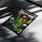 Aquaman Pop Art Wall Decor – Retro Cartoon Comic Poster