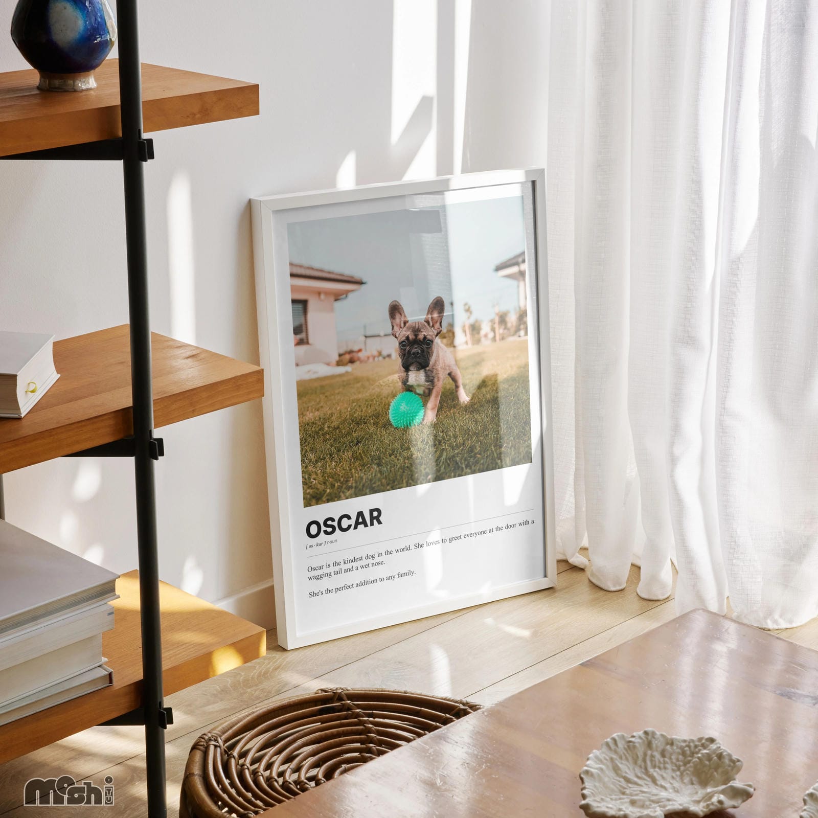 Adorable Pet Photo Print - Heartwarming Portrait of Your Furry Friend