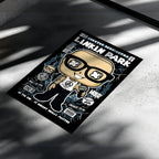 Linkin Park Art Wall Decor – Retro Cartoon Comic Poster