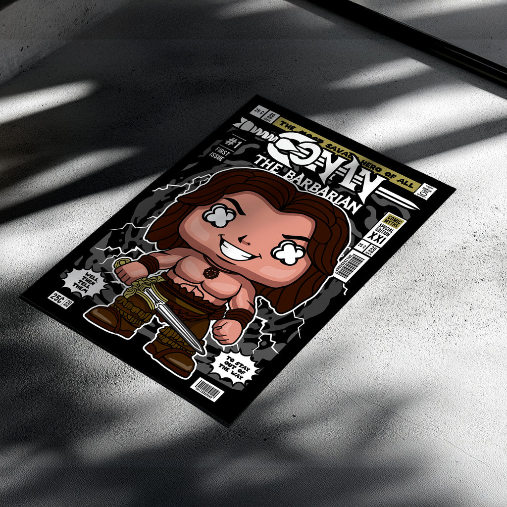 Conan The Barbarian Art Wall Decor – Retro Cartoon Comic Poster