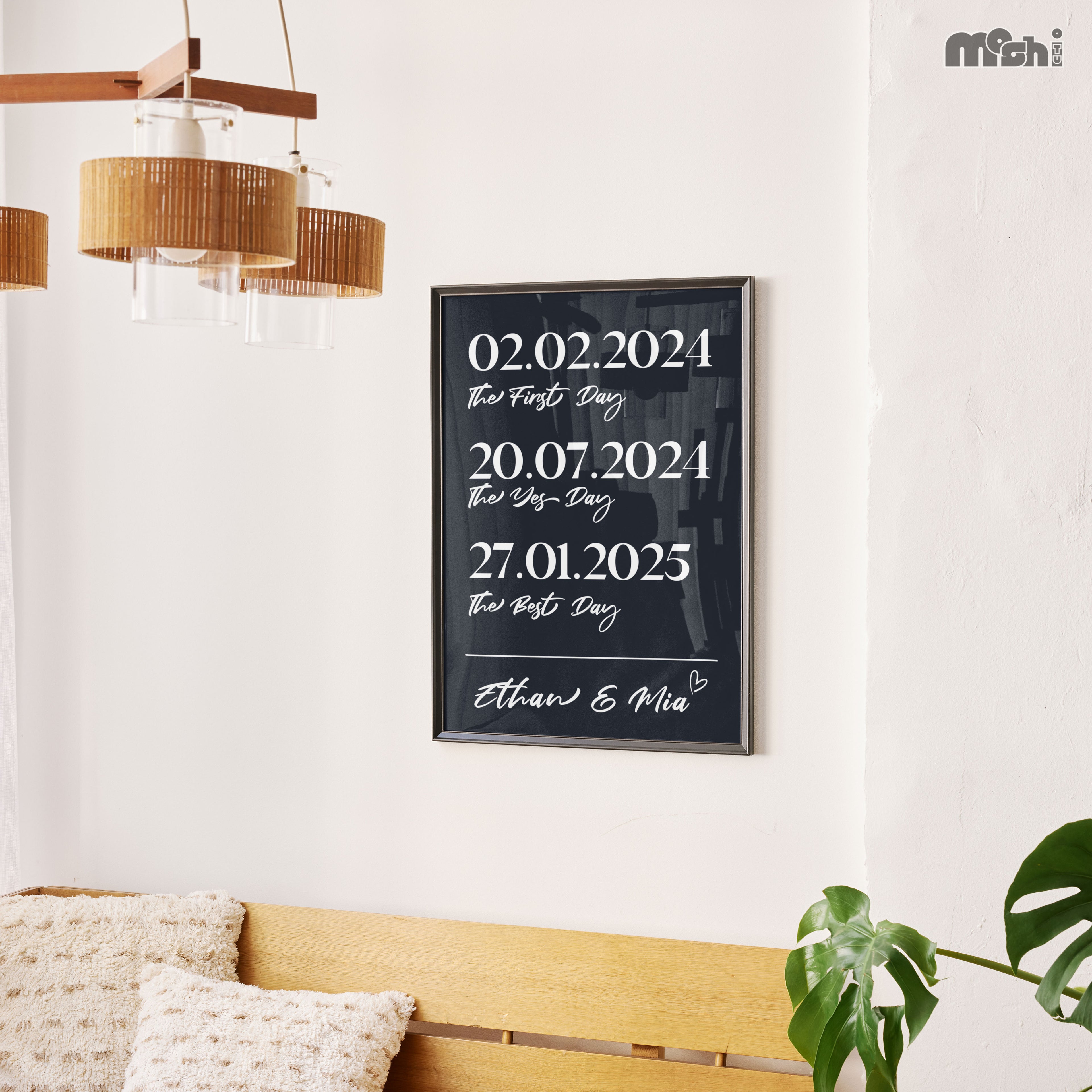 Our First Dates Wall Art
