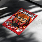 Ed Sheeran Art Wall Decor – Retro Cartoon Comic Poster