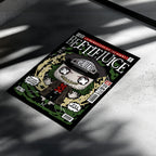 Beetlejuice Pop Art Wall Decor – Retro Cartoon Comic Poster