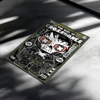 Crossbones Art Wall Decor – Retro Cartoon Comic Poster