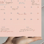 2026 A4 Colorful Wall Calendar – Monthly Planner