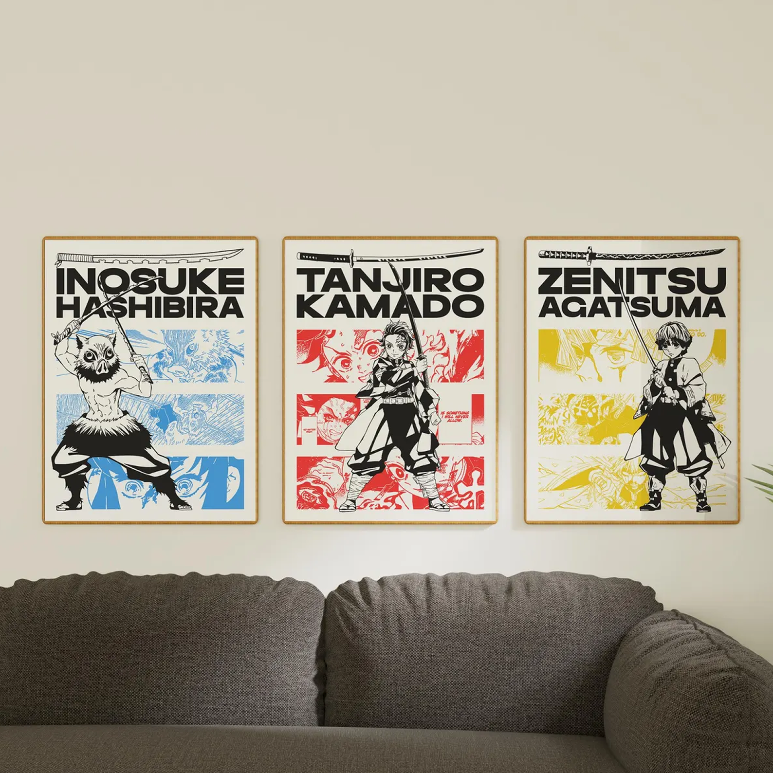 Set of 3 Demon Slayer Posters V3
