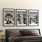 Set of 3 Demon Slayer Posters V2