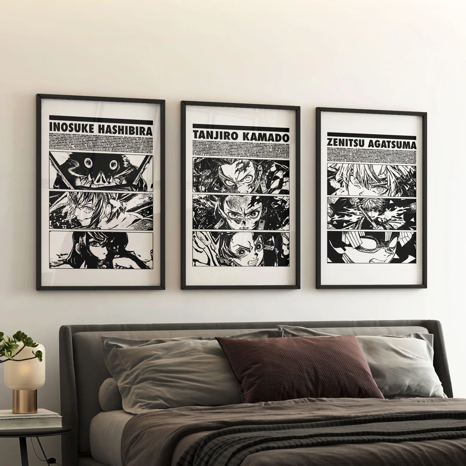 Set of 3 Demon Slayer Posters V2