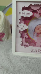 Baby Photo 3D Shadow Box Frame